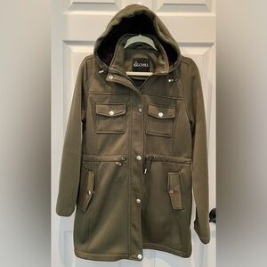 Knit Hooded Parka, size L